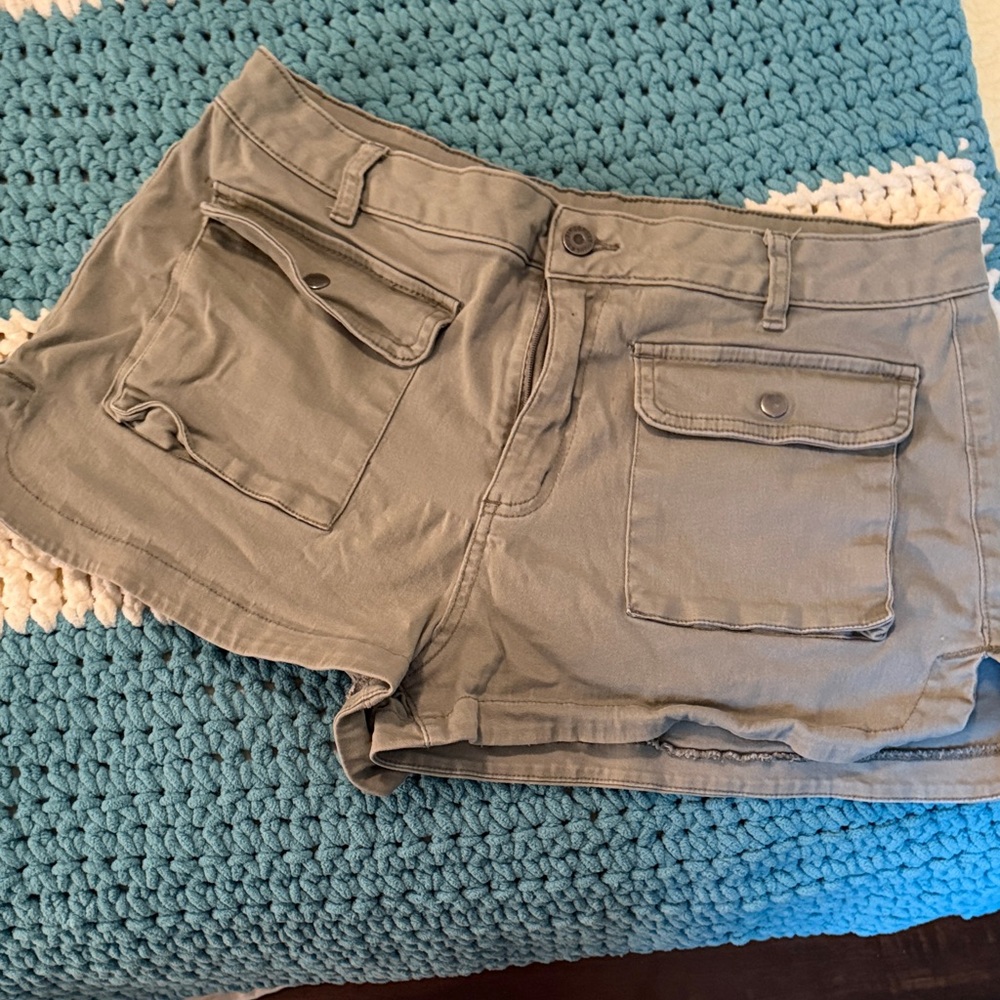 Khaki Women's Casual Shorts